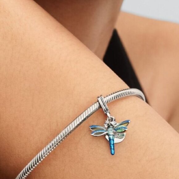 Pandora Dragonfly Double Dangle Charm - Picture 4 of 5
